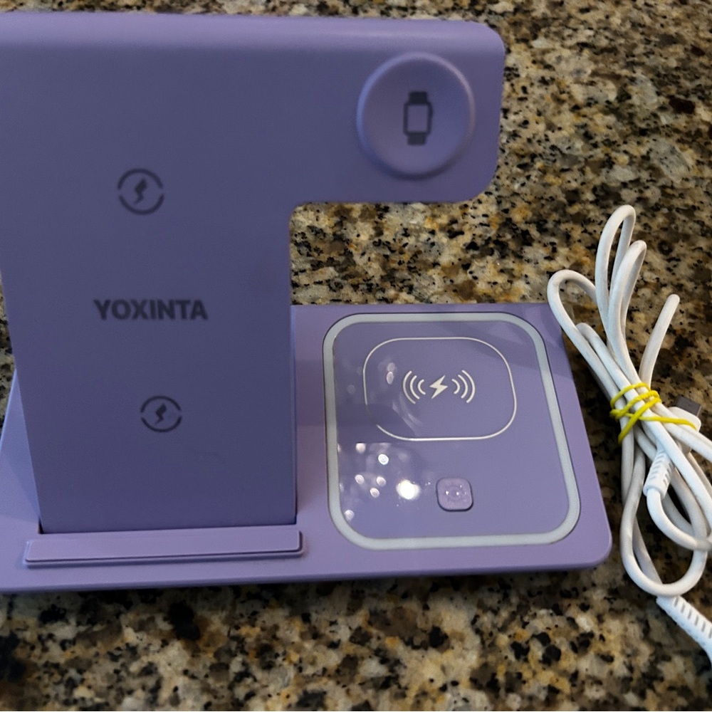 Purple YOXINTA Wireless Charging Stand